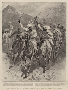 I combattimenti sulla frontiera indiana, con la Malakand Field Force